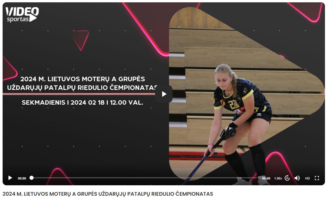 2024 02 16 08 19 44 2024 M. LIETUVOS MOTERŲ A GRUPĖS UŽDARŲJŲ PATALPŲ RIEDULIO ČEMPIONATAS